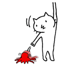 Free time cat sticker #7053286