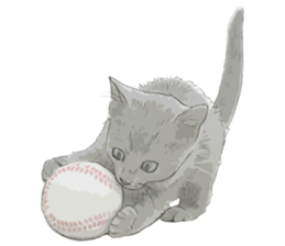 Colored pencil Cat sticker 2 sticker #7053389