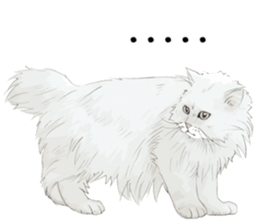 Colored pencil Cat sticker 2 sticker #7053394