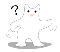 Here comes a white bear(polar bear). sticker #7054010