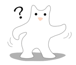 Here comes a white bear(polar bear). sticker #7054010