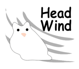 Here comes a white bear(polar bear). sticker #7054014