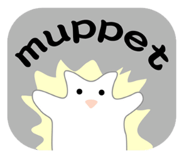 Here comes a white bear(polar bear). sticker #7054022