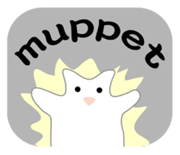 Here comes a white bear(polar bear). sticker #7054022