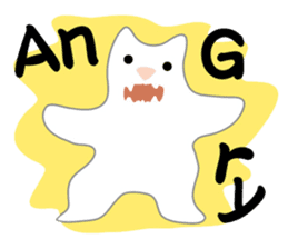 Here comes a white bear(polar bear). sticker #7054026