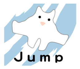 Here comes a white bear(polar bear). sticker #7054032