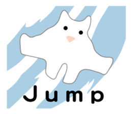 Here comes a white bear(polar bear). sticker #7054032