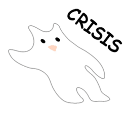 Here comes a white bear(polar bear). sticker #7054042