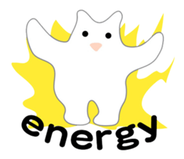 Here comes a white bear(polar bear). sticker #7054048