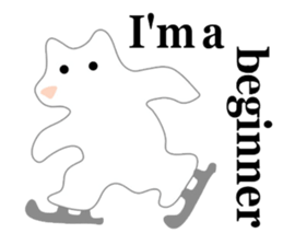 Here comes a white bear(polar bear). sticker #7054050