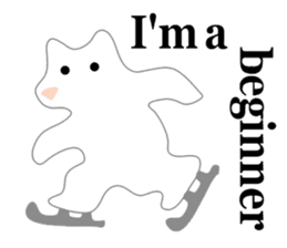 Here comes a white bear(polar bear). sticker #7054050