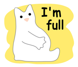 Here comes a white bear(polar bear). sticker #7054054