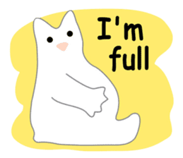 Here comes a white bear(polar bear). sticker #7054054