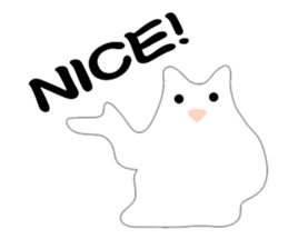 Here comes a white bear(polar bear). sticker #7054056