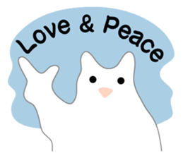 Here comes a white bear(polar bear). sticker #7054066