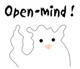 Here comes a white bear(polar bear). sticker #7054068