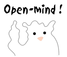 Here comes a white bear(polar bear). sticker #7054068