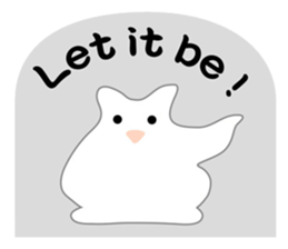 Here comes a white bear(polar bear). sticker #7054072