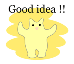 Here comes a white bear(polar bear). sticker #7054080