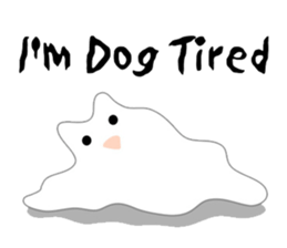 Here comes a white bear(polar bear). sticker #7054084