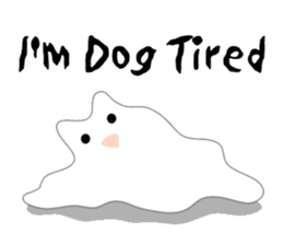 Here comes a white bear(polar bear). sticker #7054084