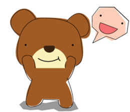 Muffin Kuma : Bear chocolate. sticker #7054770