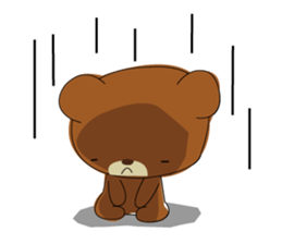 Muffin Kuma : Bear chocolate. sticker #7054795