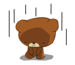 Muffin Kuma : Bear chocolate. sticker #7054795