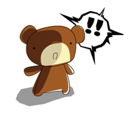 Muffin Kuma : Bear chocolate. sticker #7054799