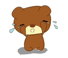 Muffin Kuma : Bear chocolate. sticker #7054800