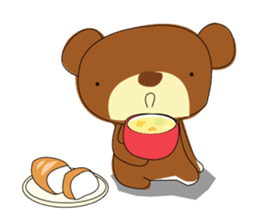 Muffin Kuma : Bear chocolate. sticker #7054804