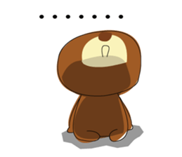 Muffin Kuma : Bear chocolate. sticker #7054806