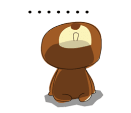 Muffin Kuma : Bear chocolate. sticker #7054806