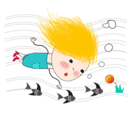 Sport girl sticker #7055568