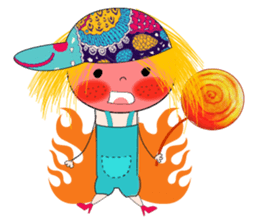 Sport girl sticker #7055581