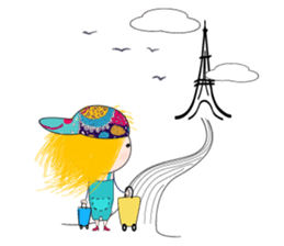 Sport girl sticker #7055591