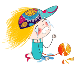 Sport girl sticker #7055594