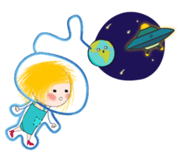 Sport girl sticker #7055599