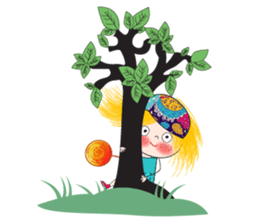 Sport girl sticker #7055606