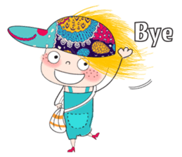 Sport girl sticker #7055607