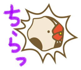 The dog doing the hula sticker #7055736