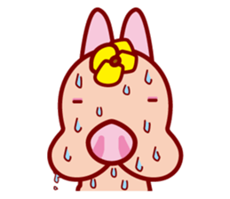 The dog doing the hula sticker #7055737