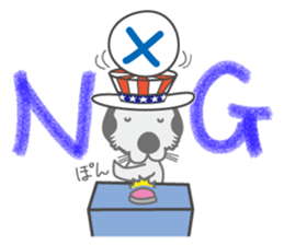 The dog doing the hula sticker #7055745