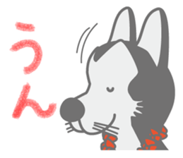 The dog doing the hula sticker #7055753