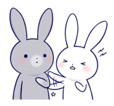 Lovey-dovey rabbit 2 (English) sticker #7056046