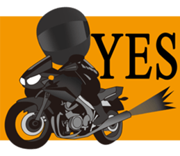 MOTO! BIKE! RACE! I LIKE motorcycle!2 sticker #7056054