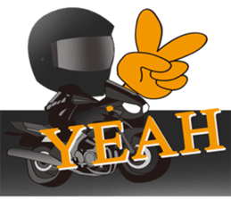 MOTO! BIKE! RACE! I LIKE motorcycle!2 sticker #7056060