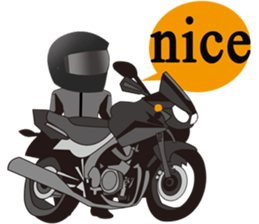 MOTO! BIKE! RACE! I LIKE motorcycle!2 sticker #7056074
