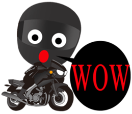 MOTO! BIKE! RACE! I LIKE motorcycle!2 sticker #7056086