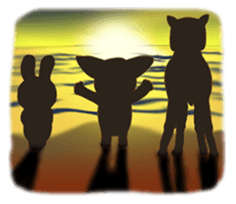Adventure of Fennec fox ~To the sea~ sticker #7056287